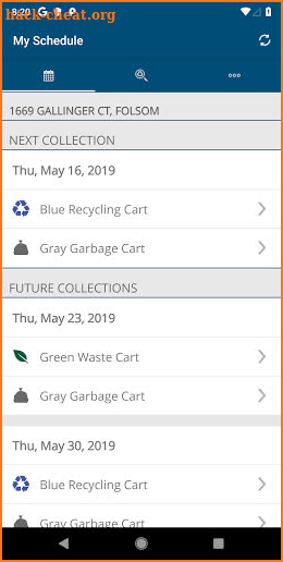 Folsom Waste Collection screenshot