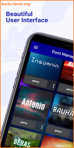 Font Manager for Huawei Emui screenshot