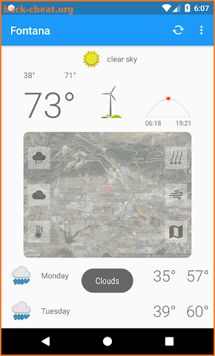 Fontana,CA - weather and more screenshot