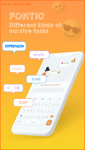 Fontic: Keyboards & Emojis. screenshot
