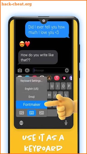 FontMaker for Keyboard: tool and support app screenshot