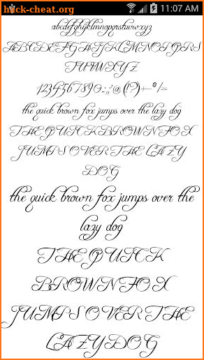 Fonts for FlipFont 50 #6 screenshot