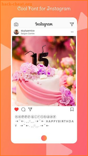 Fonts for Instagram screenshot