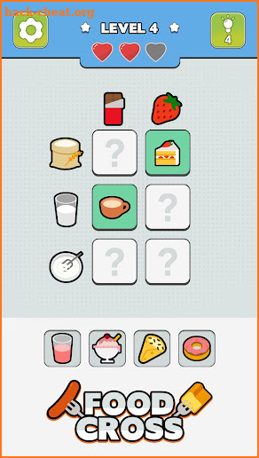 Food Emoji Cross: Puzzle Games screenshot