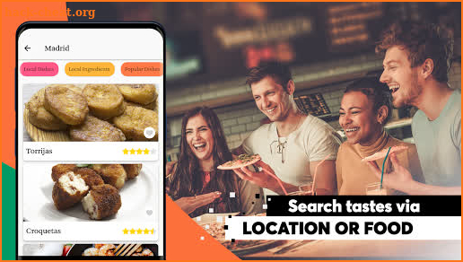 Food Map - Tasty Local Dishes & Restaurant Locator screenshot