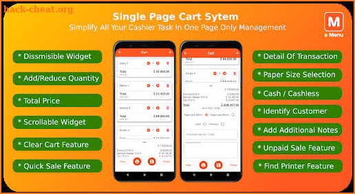 Food Menu & Receipt Maker screenshot