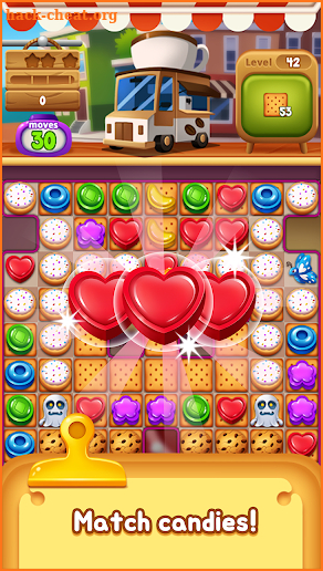 Food POP : New puzzle gravity world (Food burst 2) screenshot