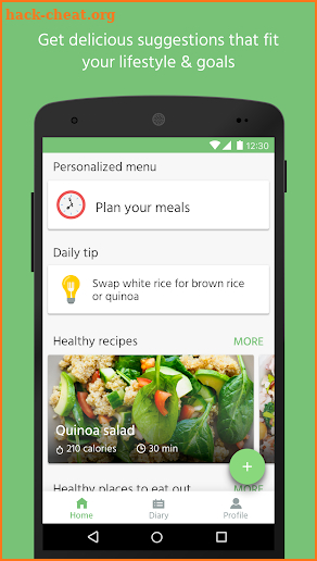 FoodPrint™ Diet by Nutrino screenshot