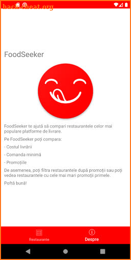 FoodSeeker screenshot