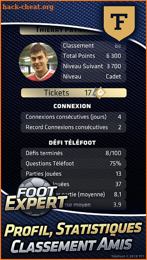 Foot Expert, le Quiz TéléFoot 100% Foot screenshot