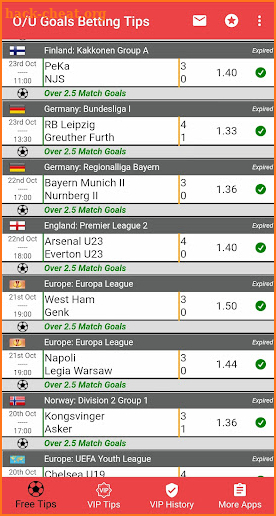 Football Betting Tips - Goals screenshot