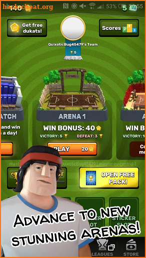 Football Clash Arena 2018: Free Football Strategy screenshot