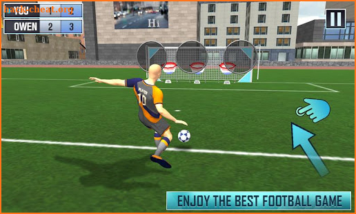 Football Flick Shot - free flick football games screenshot