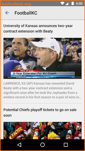 Football KC - KCTV Kansas City screenshot