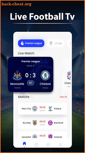 Football live TV App screenshot