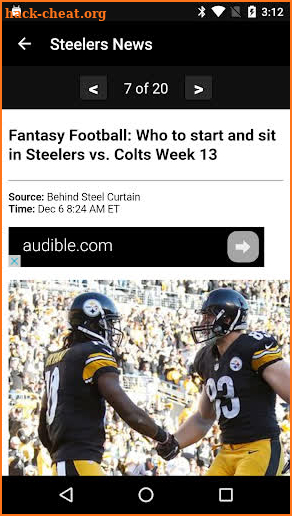 Football News - Steelers screenshot