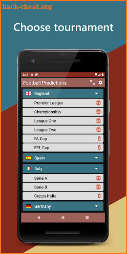 Football Predictions screenshot