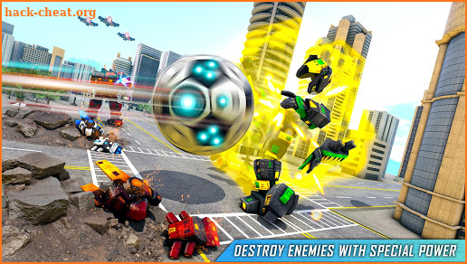 Football Robot Car Transform: Muscle Car Games screenshot