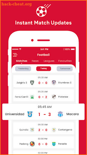 Football Score screenshot