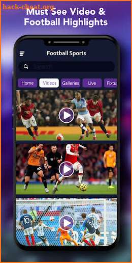 Football Sports TV screenshot