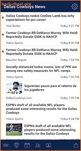 Football Team News - NFL edition screenshot