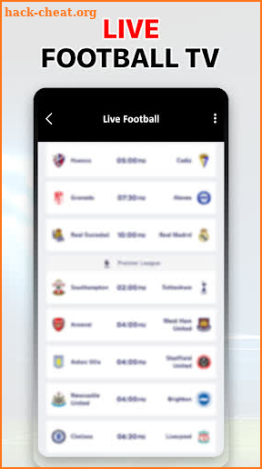 Football TV Live Streaming HD screenshot