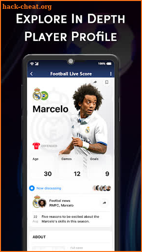 Football TV Live Streaming HD screenshot