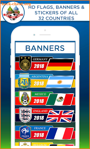 Football World Cup 2018 DP Maker & Frames screenshot