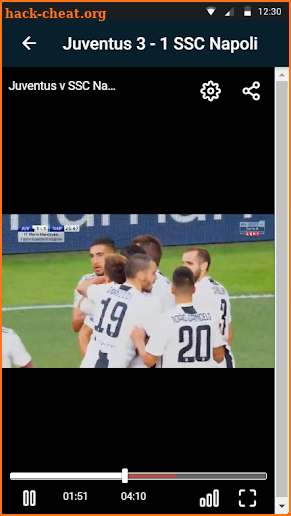 FootyRoom - Football / Soccer Highlights Score screenshot