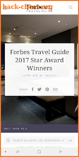 Forbes Travel Guide screenshot