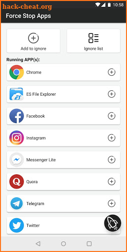 Force Stop Apps (No root) screenshot