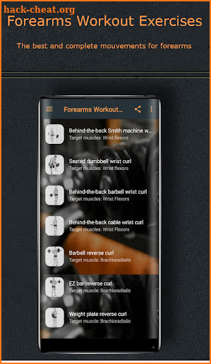 Forearms Workout Exercises screenshot