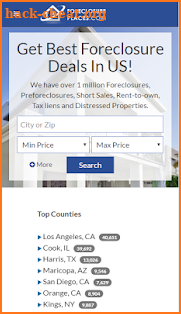Foreclosure Places screenshot