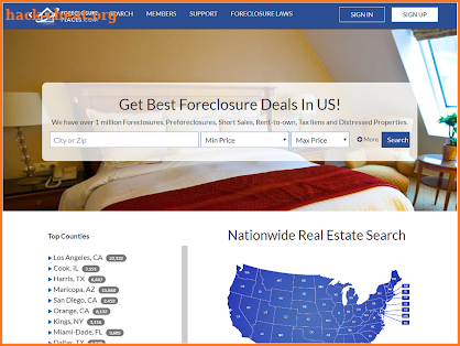 Foreclosure Places screenshot