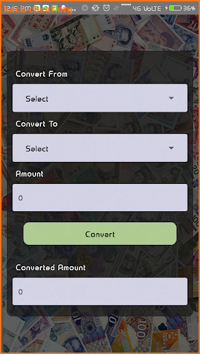 Foreign Currency Converter screenshot