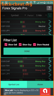 Forex Signals Professional screenshot