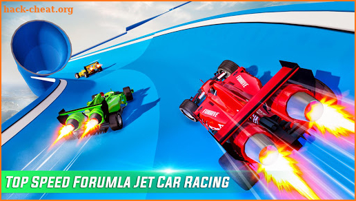 Formula Jet Car Stunts Games – Mega Ramp GT Racing screenshot