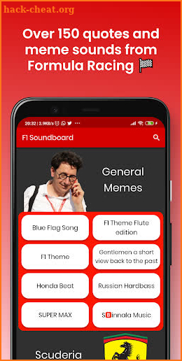 Formula Soundboard screenshot