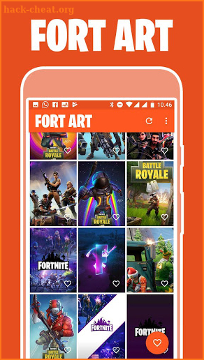 FORT ART - BATTLE ROYALE WALLPAPERS COMMUNITY UHD screenshot