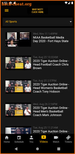 Fort Hays State Athletics screenshot