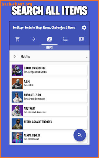 FortApp - Shop, Leaks, Challenges, Items & News screenshot