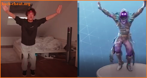 fortnite dance emote challenge game screenshot