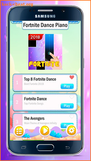 Fortnite Rhythm Dance Piano screenshot