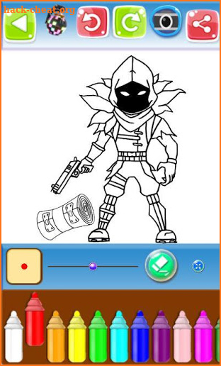 Fortnite0 Drawing and Coloring book screenshot