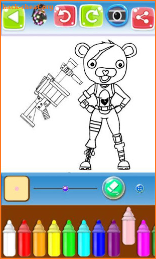 Fortnite0 Drawing and Coloring book screenshot