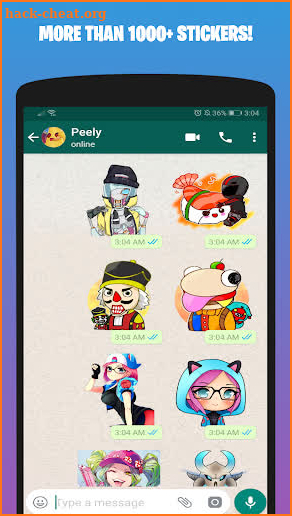 FortStickers FBR WAStickerApps for Whatsapp screenshot