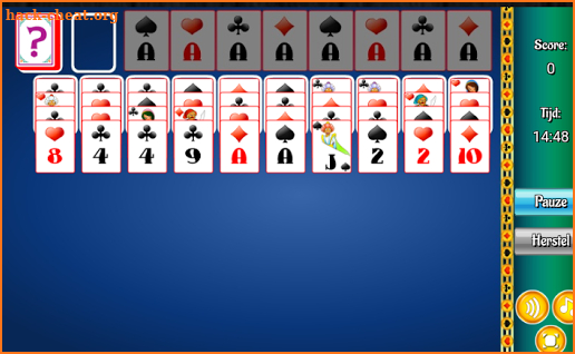 Forty Thieves Solitaire Game screenshot