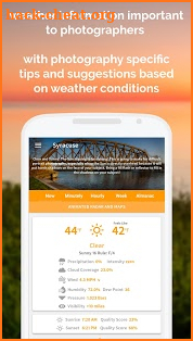 Fotocast - Weather Forecast for Photographers screenshot