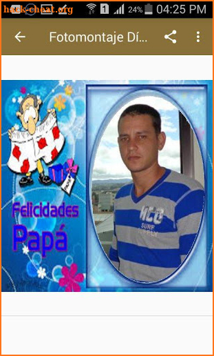 Fotomontaje Día del Padre screenshot