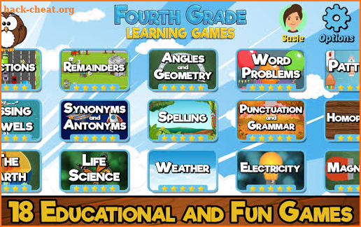 Fourth Grade Learning Games (School Edition) screenshot